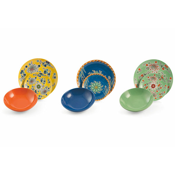 sconto Service de table 18 pièces en porcelaine et grès VdE Tivoli 1996 Horizon