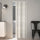 Porte Pliante Intérieure 83x214 cm en PVC Caroline Palissandre Horizontale Blanc