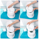 Vasino per Bambini 45x26x41 cm con Luci e Suoni Winny Toilet Bianco