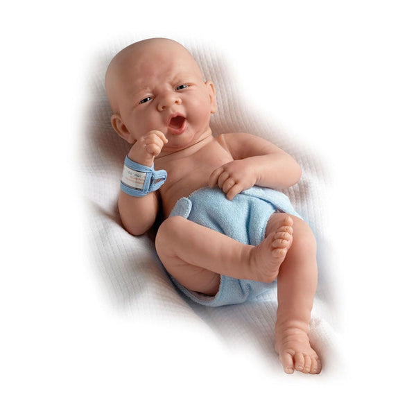 Poupée bébé nouveau-né avec couche bleue 36cm JC Toys online
