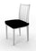 Lot de 2 Housses de Chaise Stretch en Polyester Noir