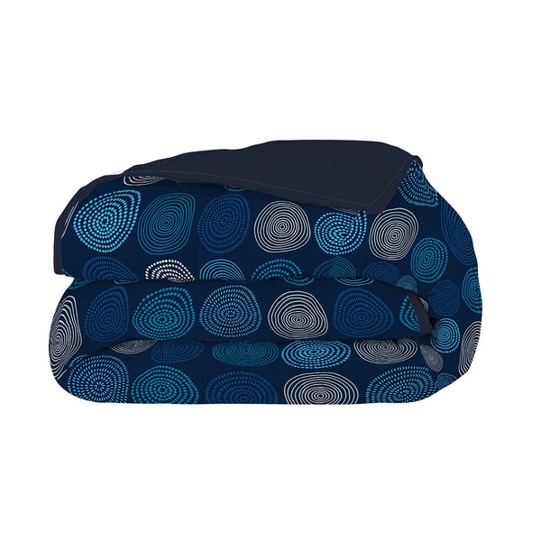 Couette Hiver 1 et Demi Imprimée en Microfibre 300gr Double Face Ipnotic sconto