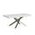 Table extensible 120/224x90x77 cm Volantis Premium Frêne Blanc