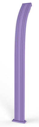 Doccia Solare da Esterno Giardino 30L Miscelatore e Lavapiedi Arkema Spring Viola