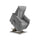 Fauteuil releveur électrique 2 moteurs 82x108x84 cm Baila en Microfibre Dispositif Médical 1 Gris Clair