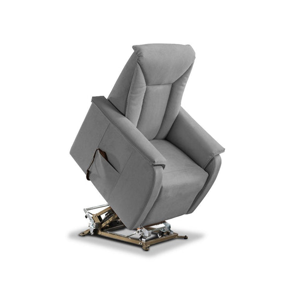 prezzo Fauteuil releveur électrique 2 moteurs 82x108x84 cm Baila en Microfibre Dispositif Médical 1 Gris Clair