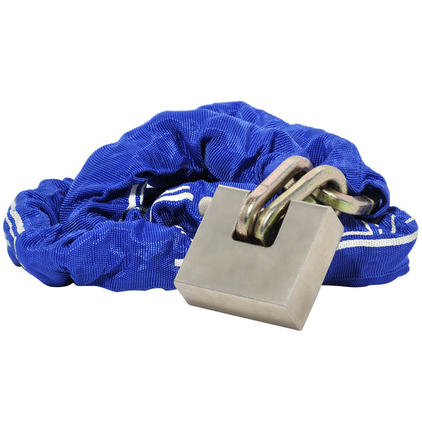 Kit Antivol Cadenas et Chaine 150 cm en Acier pour Moto Scooter TJ Marvin Z021 Bleu acquista