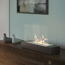 Camino a Bioetanolo da Tavolo 60x20x35 cm 2000W 1,5L Mantova Nero 