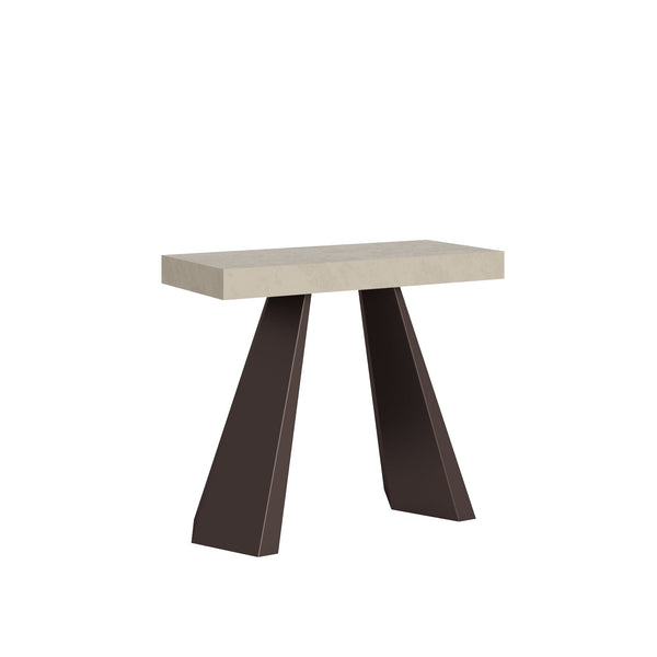 Consolle Allungabile 90-300x40x77 cm Diamante Premium Cashmere Telaio Orso online