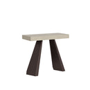 Consolle Allungabile 90-196x40x77 cm Diamante Small Cashmere Telaio Orso 
