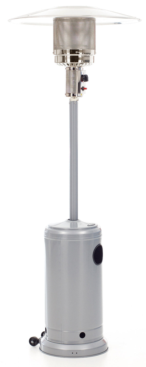Poêle à champignons d'extérieur à gaz GPL 13,5 kW gris foncé brillant sconto