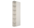 Mobile a Colonna 1 Anta Battente 6 Ripiani 142,5x47,5x18 cm TFT Ibiza Bianco Opaco