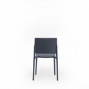 Set 4 Sedie 55x52,5xH81 cm in Polipropilene Venus Grigio Scuro
