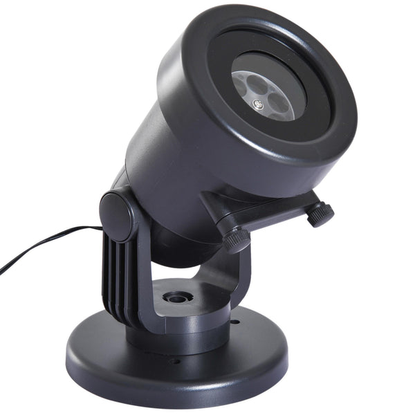 Projecteur LED Décorations de Noël Flocons de neige colorés sconto