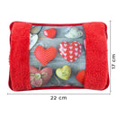 Borsa Acqua Calda Elettrica Scaldamani Ricaricabile Rosso