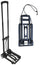 Tosini Trolley Porte-Bagages Pliant 35 Kg en Métal Noir Trolley