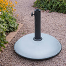 Base per Ombrellone da Giardino 20kg in Cemento Ø45x36 cm 