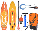 SUP Tavola Stand Up Paddle Gonfiabile 315x84x15 cm Kayak ZRAY Fury Arancione