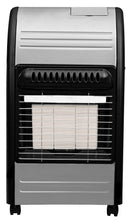 Stufa a Gas Gpl da Interno 4,2kW Bombola 15 Kg Qlima GH2042 R Acciaio e Nero