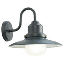 Lampada Applique in Basso Colore Grigio per Esterno Linea Fisher Sovil