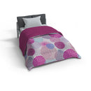 Trapunta Invernale 1 Piazza e Mezzo Stampata in Microfibra 300gr Double Face Soffioni