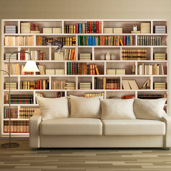 Papier Peint - Home Library Wallpaper Erroi sconto