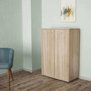 Mobiletto 2 Ante River 71x36x83 h cm in Truciolare bilaminato Quercia Chiaro