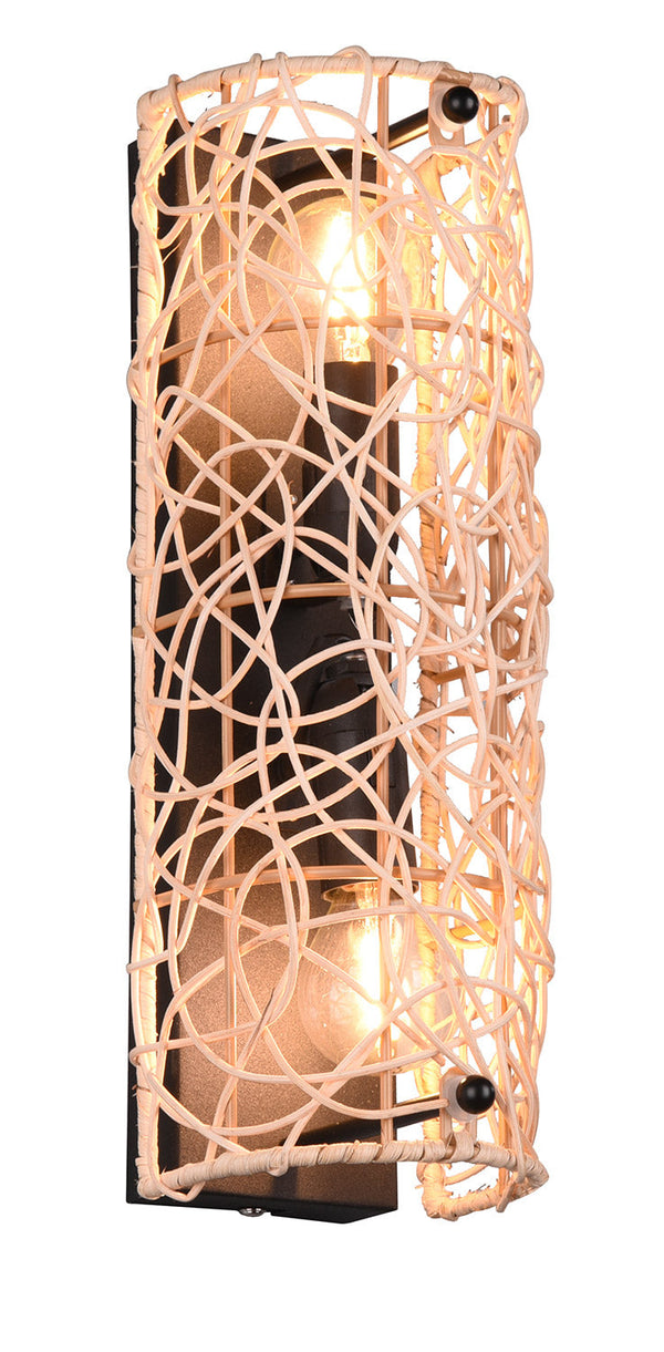 Applique da Interno Attacco E14 in Tessuto Naturale prezzo