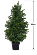 Mini Albero di Natale Artificiale Adami Bisalta Verde Varie Misure