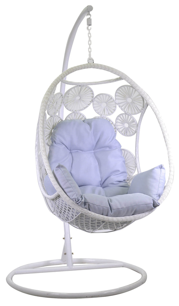 acquista Swing Hamac de jardin 116x100x200 cm Clinton Blanc