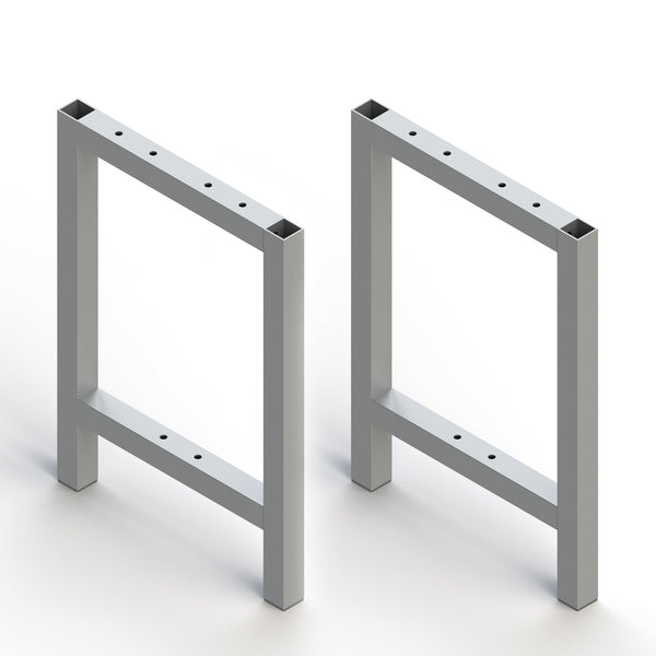 Pieds latéraux pour banc de vestiaire en aluminium anodisé mat Emuca 2 pièces online