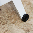 Lettino Prendisole da Giardino Formentera Impilabile 198x61x34/95 h cm in Alluminio Bianco