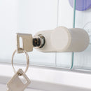 Bacheca con Ante Scorrevoli 181,5X98,2X5,9 cm in Alluminio Fondo Magnetico Silver