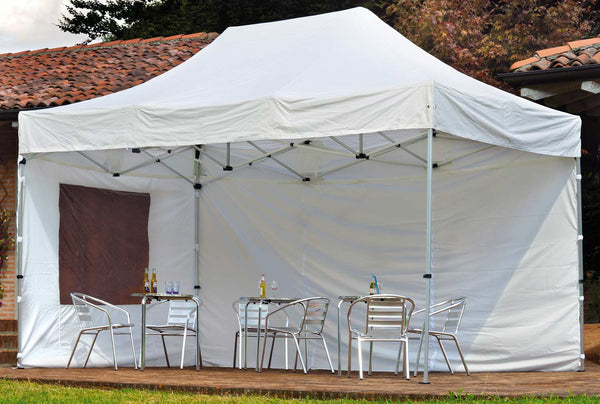 Tonnelle de Jardin Pliante en Aluminium 3X4,5m Vorghini Flexible Blanc acquista