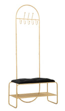 Panca Appendiabiti 80x38,5x180 cm in Ferro
