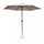 Parasol de Jardin Poly Eco Ø3m en Acier Anthracite