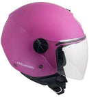 Casco Jet per Scooter Visiera Lunga CGM Florence 107A Fucsia 