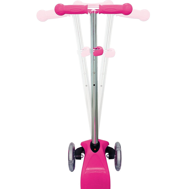 Monopattino a 3 Ruote a LED 3 Altezze Max 50Kg Globber PRIMO Fantasy Lights Up Marchio Rosa