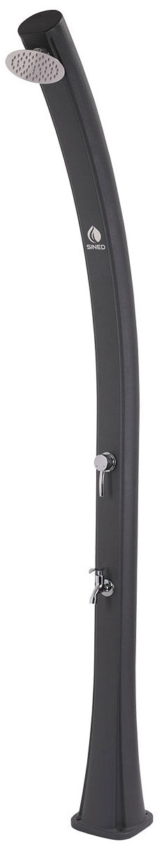 Douche Solaire de Jardin 22L Sined Sole Gris Mitigeur et Lave pieds acquista