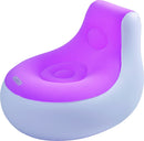 Pouf Poltrona Gonfiabile Floccato 93x86x73cm Jilong Easigo Lounge Side Chair Rosa