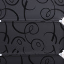 Scarpiera 32 Paia in Plastica e Metallo Bianca e Nera 95x37x160 cm 