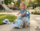 Macchina Cavalcabile per Bambini Volante Direzionabile Vano Contenitore e Telefono Disney Frozen Azzurro