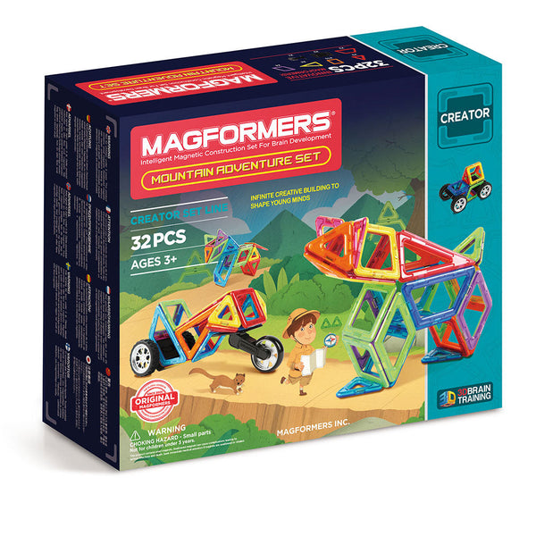 sconto Constructions Magnétiques 3D Jeu Magnétique 32 Pièces Magformers Montagnes