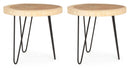 Set 2 Tavolini Ø56x48h cm Tuala