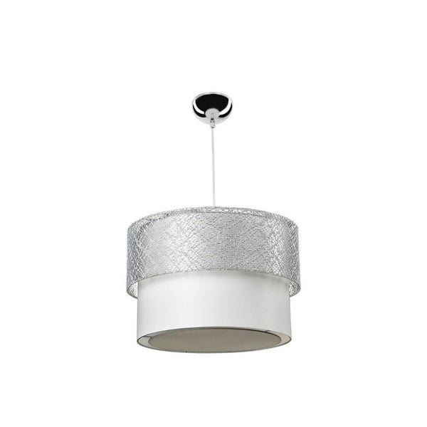 acquista Lampe à suspension Polo en tissu gris