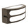 Applique d'extérieur E27 en aluminium Sovil marron