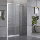 Porta Parete Doccia 1 Anta Scorrevole in Cristallo Trasparente 6mm H190 Bonussi Giuly Varie Misure