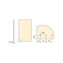 Kit 4 Apriporta senza Contatto a Pedale in Acciaio Inossidabile Emuca