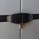 Armadio da Esterno 68x40x165 cm 2 Ante 4 Ripiani in Resina Grigio    