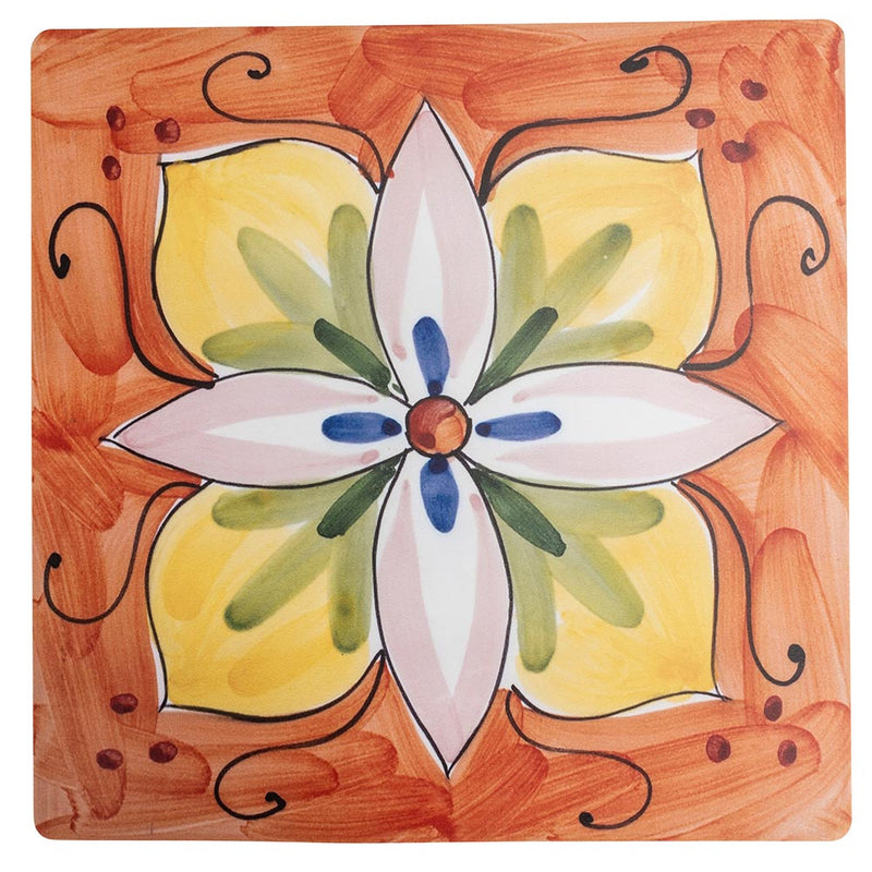 Set 6 Tovagliette Double Face 37x37 cm  in Plastica VdE Tivoli 1996 Infinito